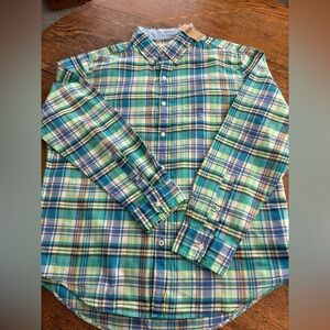 American Eagle 🦅 Outfitters madras plaid shirt-MWT R$39.95  Large